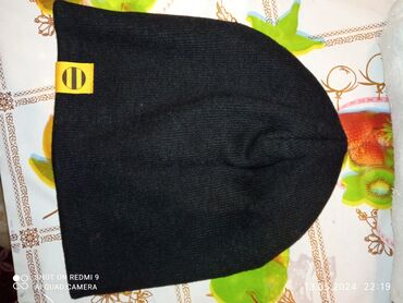 вязанная шапка: One size, түсү - Кара
