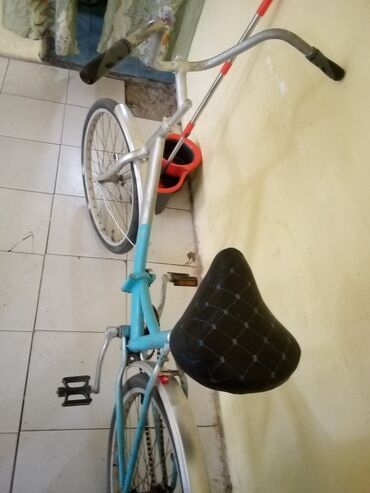 Şəhər velosipedləri: Şəhər/kruiyer tipli velosiped - Rəng: mavi-gümüş qarışığı - Aşağı — 4