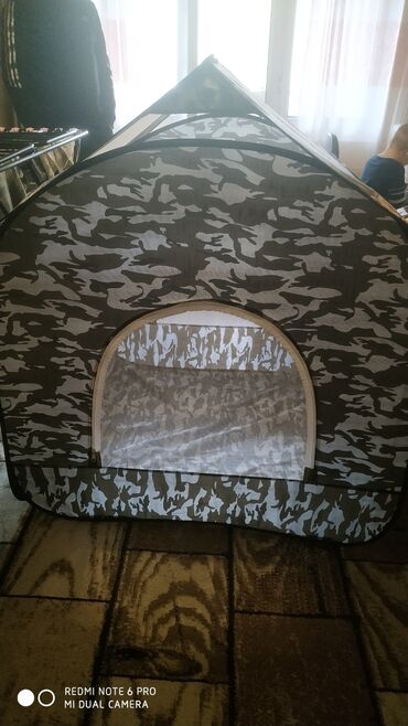 армейская палатка: Продам большую новую палатку, ширина 1.10длина 1.10 вместимость до 3