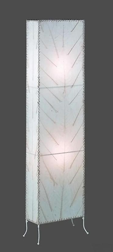 Stilske lampe: Trio Leuchten “Derek Trio 2” podna lampa – bela/bež - Visoka, uska — 1