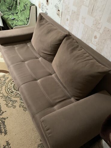 диван для ожидания: Цвет - Серый, Б/у