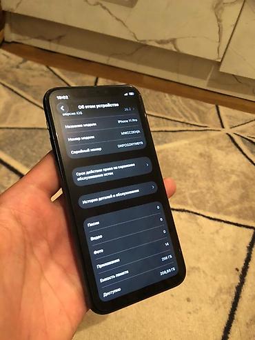 Apple iPhone: IPhone 11 Pro, Б/у, 256 ГБ, Matte Midnight Green, 77 % — 7