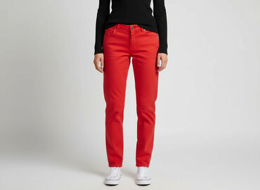 Women's Pants: H&M, Material trousers for women, size S