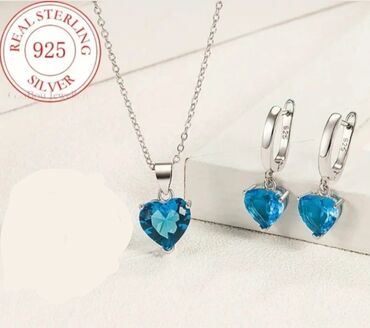 Zərgərlik dəstləri: Dəstə daxildir: Üzük, Sırğa, Bilərzik, Pandora, Gümüş, 925 Əyar -da lalafo.az — 4 Zərgərlik dəstləri: Dəstə daxildir: Üzük, Sırğa, Bilərzik, Pandora, Gümüş, 925 Əyar — 4