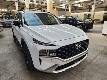 купить запчасти на опель вектра б: Белый внедорожник Hyundai Santa Fe с черными дисками и рейлингами на