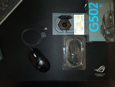 komputer sicanı: Gaming Mouse Logitech G502 Hero Yeni ile hediyye edilib mene elime