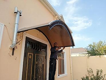 Ev və bağ: Polikarbonat kölgəlik və dəmir konstruksiya hazırlanması və — 2