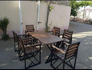 Bağ, çöl masa və oturacaq dəstləri: Yeni, Kvadrat masa, 6 stul, Açılmayan, Skameykalar ilə, Azərbaycan -da lalafo.az — 25 Bağ, çöl masa və oturacaq dəstləri: Yeni, Kvadrat masa, 6 stul, Açılmayan, Skameykalar ilə, Azərbaycan — 25