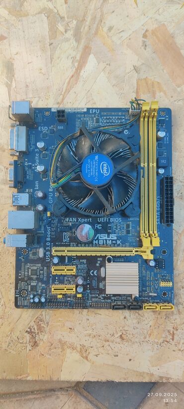 Материнские платы: Материнская плата, Б/у, Asus, LGA1150, Micro-ATX, Для ПК