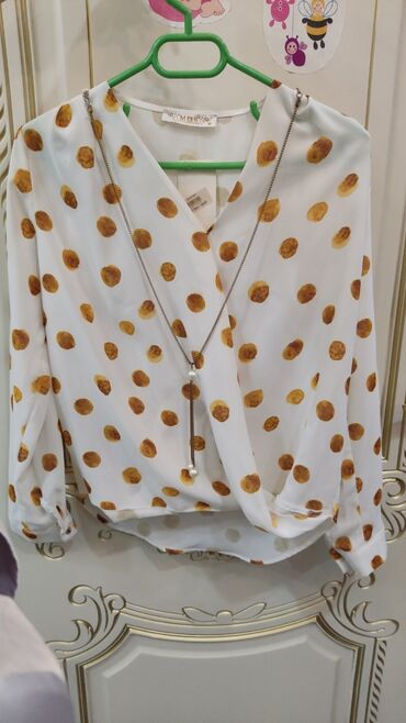 qadınlar üçün krujevalı bluzlar: Zara, XS (EU 34), M (EU 38), L (EU 40), rəng - Ağ