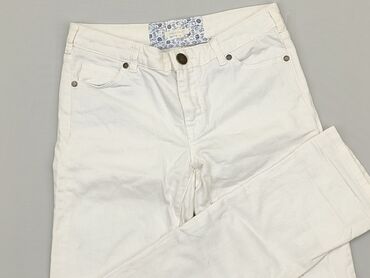 białe bluzki damskie: Material trousers, S (EU 36), condition - Good