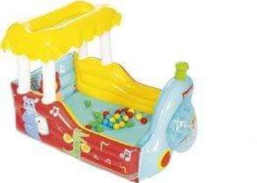 Ostale dečije stvari: Cena 4850 din Bestway 93537 Fisher Price Voz sa 25 loptica 132 x 94 x — 7