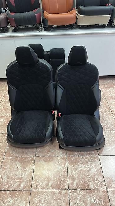 сиденья на камри: Чехлы Велюровые, цвет - Черный, Toyota, Новый, Самовывоз — 2