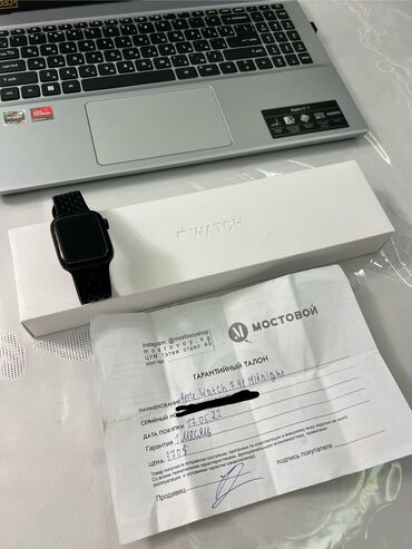 Apple Watch: Продаю срочно 7 41mm Apple Watch ‼️ АКБ 86 родной‼️ В комплекте