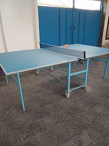 İdman və istirahət: Stolüstü tennis masası – tam ölçülü, iki bölməli konstruksiya — 1
