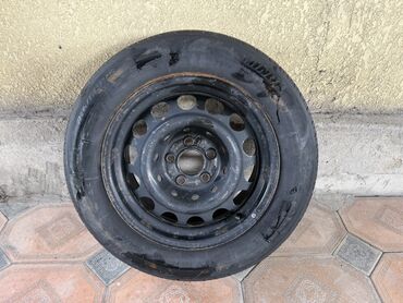 колеса для мотоблока: Дөңгөлөктөр монтажда 215 / 60 / R 16, Жай, Колдонулган, Камдык, Жеңил унаалар, Темир, тешиктери - 5