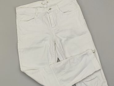 biała dżinsowe spódnice: Jeansy, H&M, M, stan - Dobry