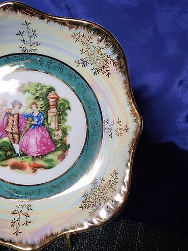 Ostalo posuđe: Porcelanska bombonijera iz 70ih.god. Bombonijera sa sedef — 5