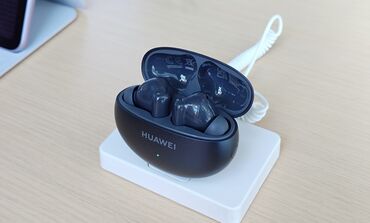 huawei qulaqliq: İşlənmiş Simsiz (Bluetooth) Qulaqcıqlar, Huawei, rəng - Qara