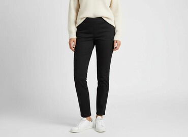 mango spodnie claudia: H&M, Spodnie materiałowe damskie, rozmiar M