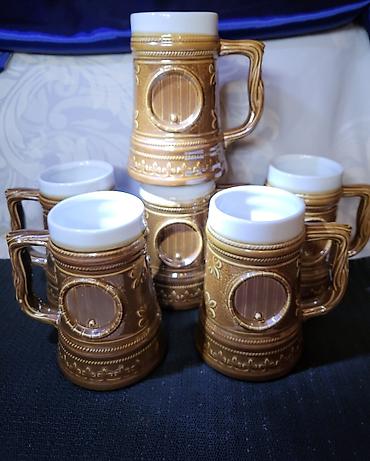 Čaše: Krigle nove Zajecar porcelan iz 70ih.god. Nove porcelanske — 1