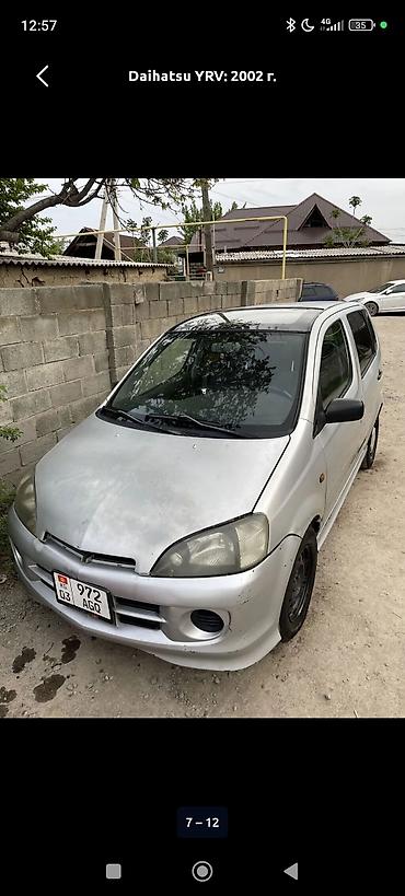 мотор морнинг: Daihatsu YRV: 2002 г., Автомат, Бензин, Минивэн — 4
