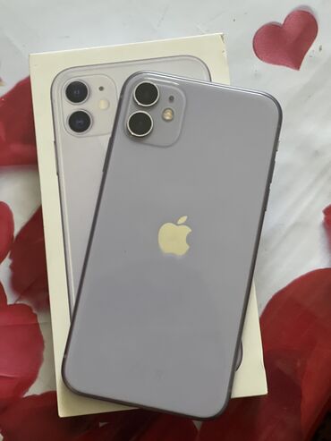 Apple iPhone: IPhone 11, Б/у, 128 ГБ, Чехол, 78 %