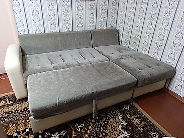 Угловые диваны: Угловой диван, C подушками — 4