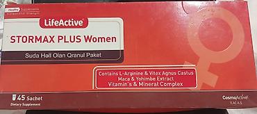 LifeActive STORMAX PLUS Women – suda həll olan qranul paket Məhsul