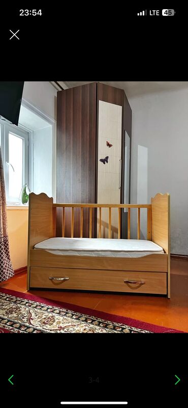 детские кровати с матрасами: Односпальная кровать