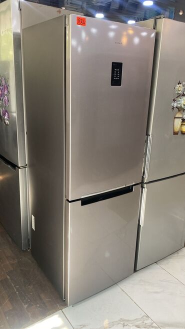 Soyuducular: İki qapılı, alt donduruculu Samsung soyuducu - Rəng: inox/metallik -