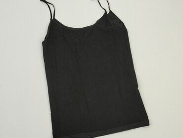 czarne bluzki z falbankami na rękawach: Blouse, S (EU 36), condition - Good