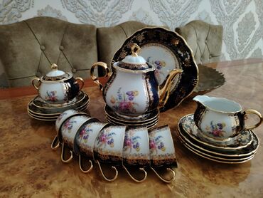 Çay dəsti, Farfor