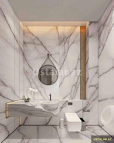 hamam dizaynlari: Mərmər üslublu hamamların dizaynı və tam təhvil-təslim təmiri Xidmət — 2
