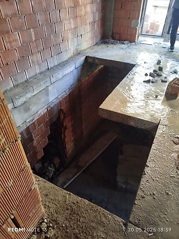 qapi kraskalari: Beton kəsmə - Beton deşmə xidməti Beton kubik kərpicdən qapı — 2