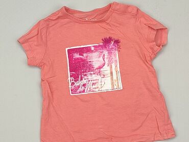 zara rozowa koszula: Koszulka, 9-12 m, stan - Dobry