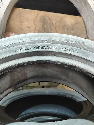 Транспорт: Шины 235 / 55 / R 19, Лето, Б/у, Комплект, Hankook — 6