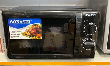 Ət çəkən maşınlar: Mikrodalğalı soba Sonashi, Ayrıca dayanan, Mikrodalğalar ilə, rəng - Qara, Yeni
