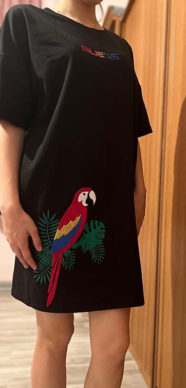 Женская одежда: Повседневное платье, Мини, Guess, M — 2