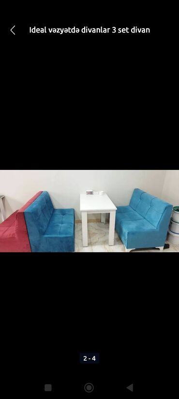 madeyra yataq mebelleri ve qiymetleri: Az islemis kafe ucun 2cut divan stol 4divan2stol stol ustu sergisiyle