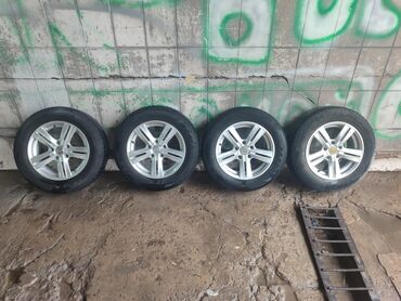 диски 15 5 114: Шины 195 / 65 / R 15, Зима, Б/у, Комплект, Легковые, Hankook