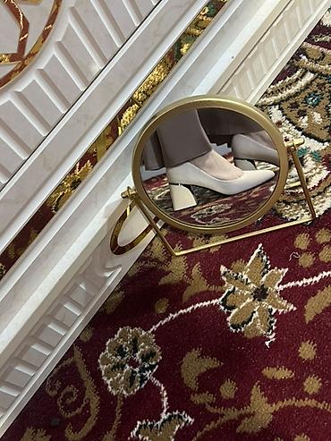 Айымдардын бут кийими: Туфли-лодочки женские, бежевые с фактурой под рептилию. Купила мне эти — 4