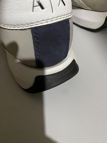 мужские сапаги: Мужские кроссовки, 43, 44, Armani Exchange, Б/у, цвет - Белый, Самовывоз, Платная доставка — 5