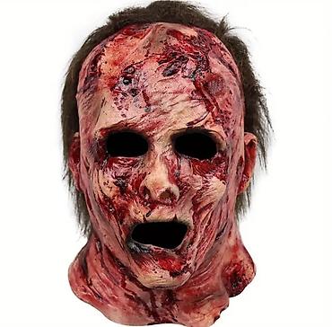 prakat kostyum: Qorxulu maskalar 👹 Hər növ maskalar mövcuddur 🎭 İnsan maskası, üz — 9