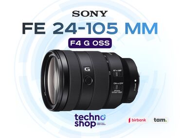 Аксессуары для фото и видео: Sony FE 24-105 mm f/4 G OSS Hal-hazırda stockda var ✅ Hörmətli