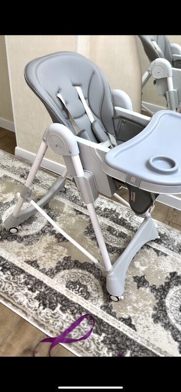 кроватка трансформер для новорожденных: Детский стульчик для кормления, многофункциональный, серый - Мягкое