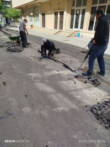 Beton işləri: Səssiz tozsuz səliqəli kəsim. Beton katlavan monolit kubik — 5