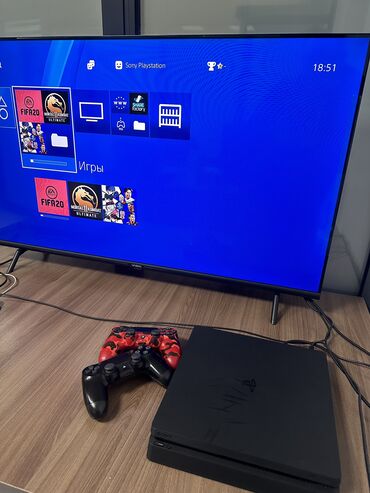 плейстейшен 5 в рассрочку: Продаю Sony Playstation 4 слим, 500 гб. Приставка в хорошем