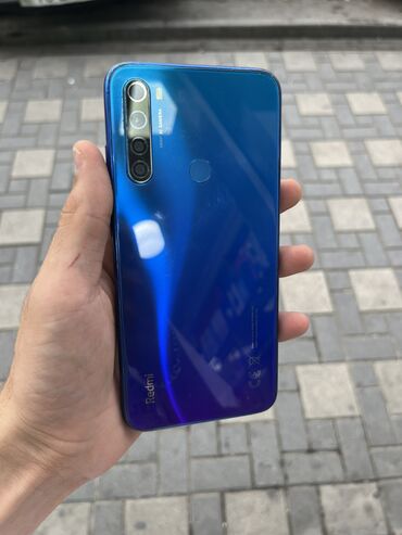 redmi note 9 pro 128 gb qiymeti: Xiaomi Redmi Note 8, 128 ГБ, цвет - Голубой, 
 Отпечаток пальца