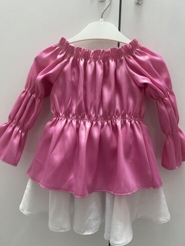 Детское платье цвет - Розовый